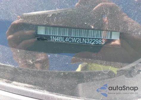 2020 Nissan Altima Sr Intelligent Awd z USA, uszkodzony, nr VIN 1N4BL4CW2LN322983